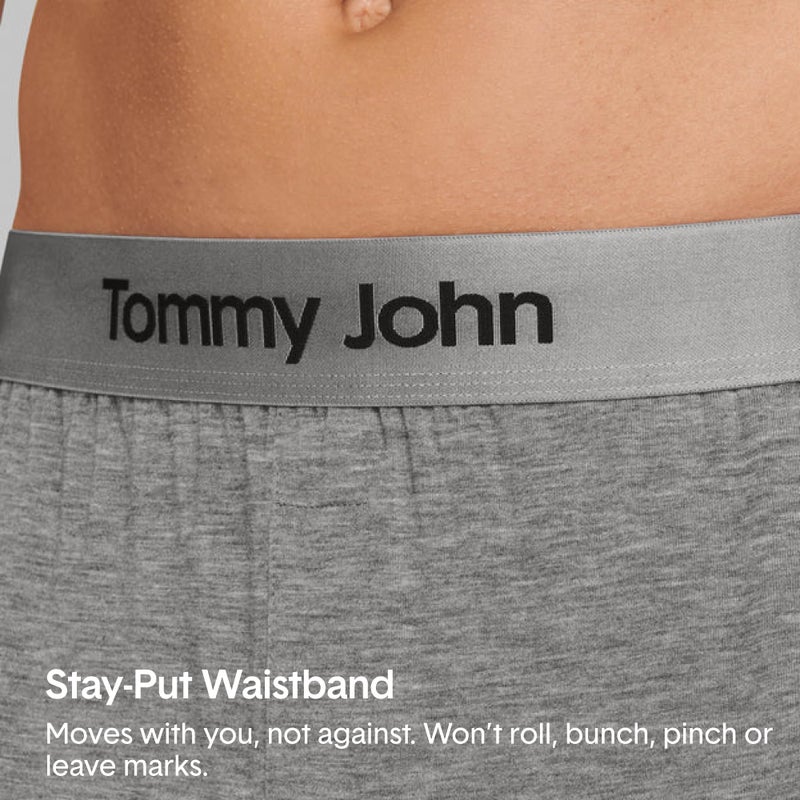 Tommy John Men's Second Skin Pajama Pants, Comfortable Soft with Pockets Sleepwear, Lounge, Yoga, Sweatpants for Men, Elastic Band Pajama Bottoms (Dress Blue, Large) - Image 4